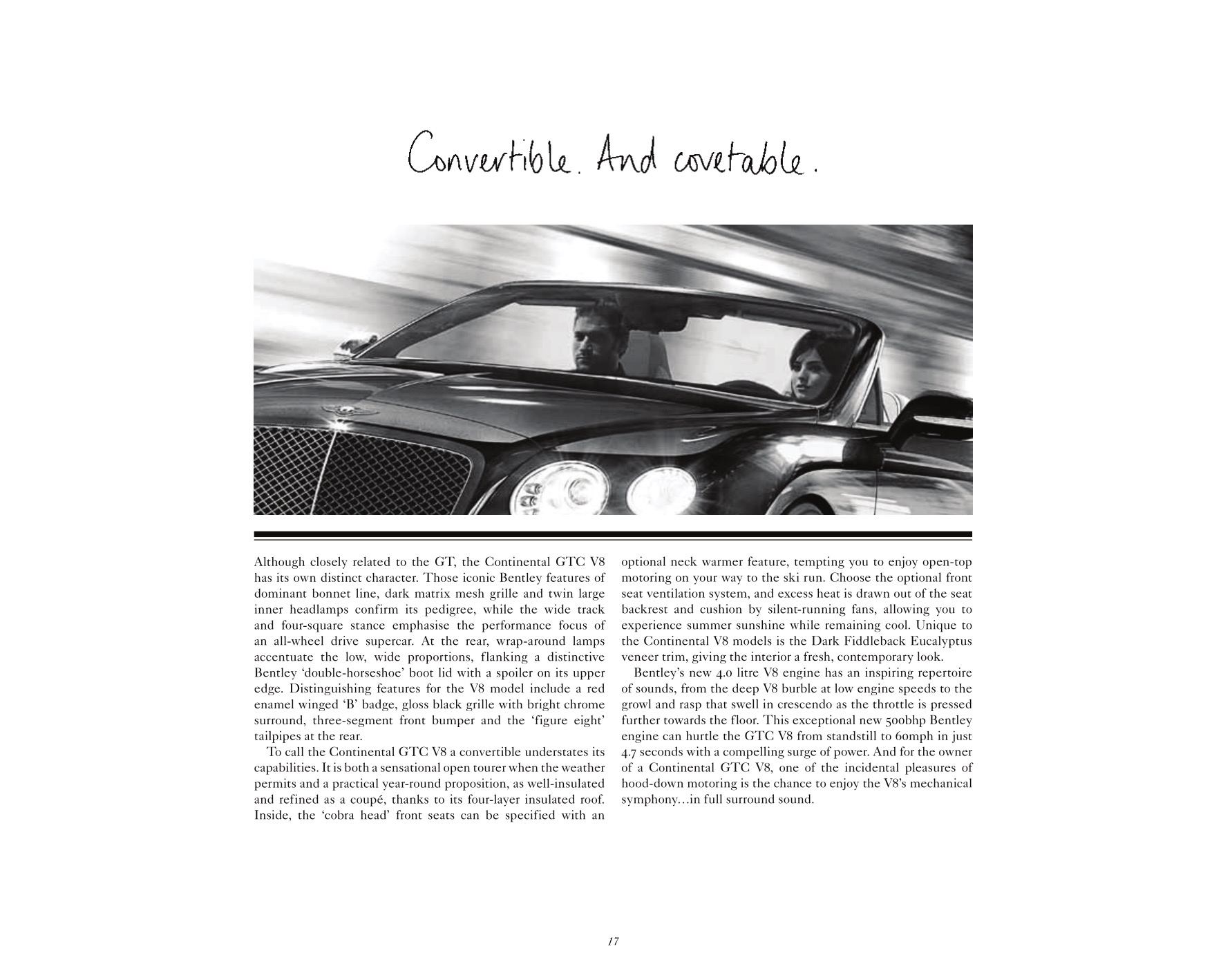 2013 Bentley Continental Brochure Page 107